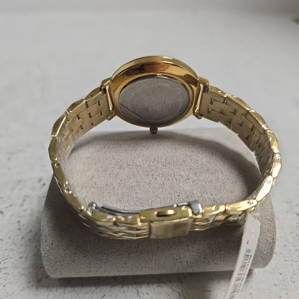 MICHAEL KORS GOLD-TONE WOMEN'S WRISTWATCH – BOXED