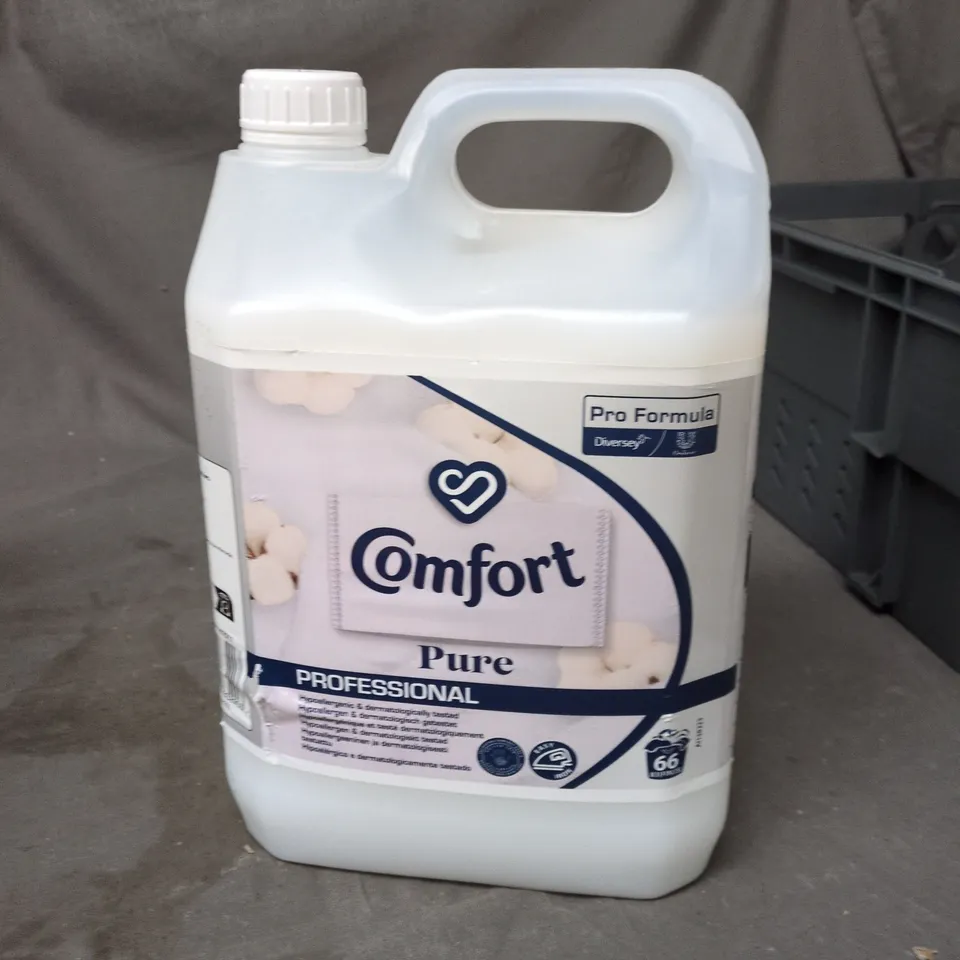 TOTE OF APPROXIMATELY 4 ASSORTED LIQUID ITEMS TO INCLUDE: COMFORT PURE PROFESSIONAL 
