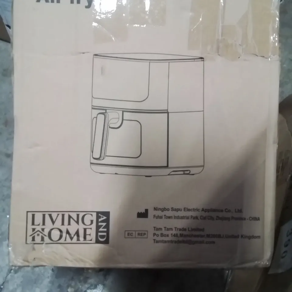 BOXED LIVING AND HOME AIR FRYER