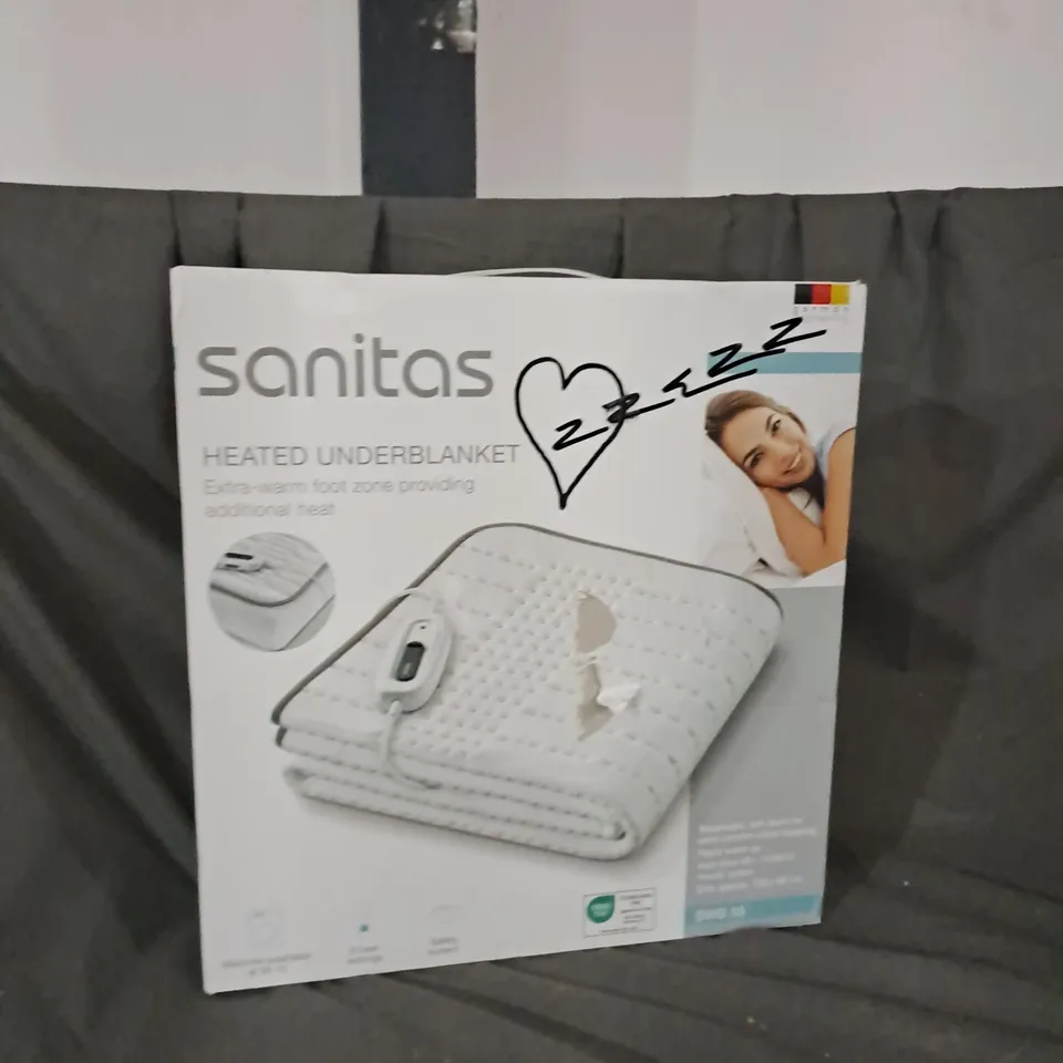 BOXED SANITAS HEATED UNDERBLANKET