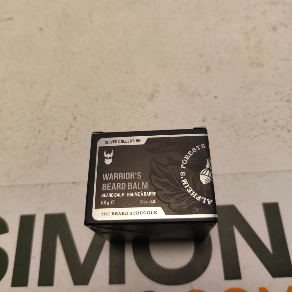 WARRIOR'S BEARD BALM – SILVER COLLECTION, 50 G