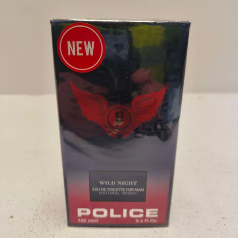 SEALED POLICE WILD NIGHT 100ML EAU DE TOILETTE