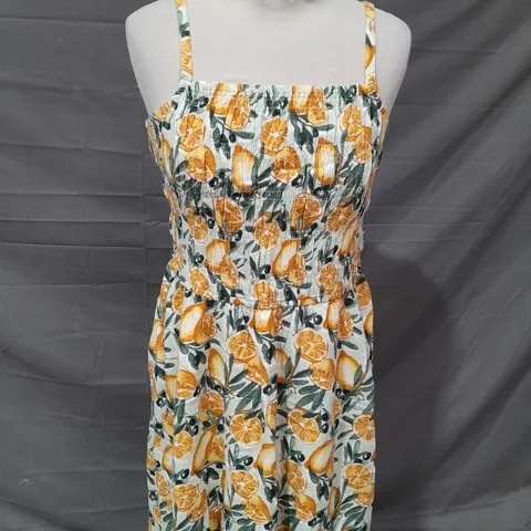 ABERCROMBIE KIDS ORANGE TREE DRESS - 13/14 YEARS 