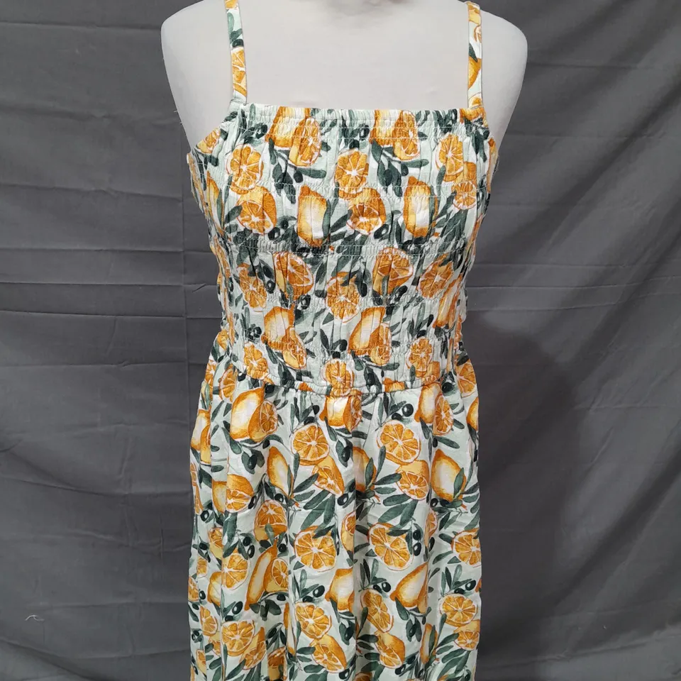 ABERCROMBIE KIDS ORANGE TREE DRESS - 13/14 YEARS