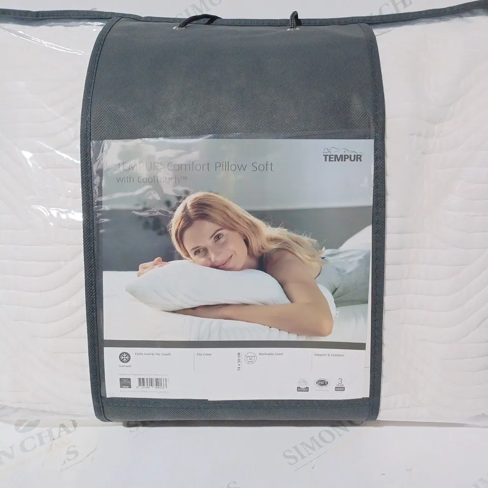 TEMPUR SOFT COMFORT PILLOW WITH COOLTOUCH