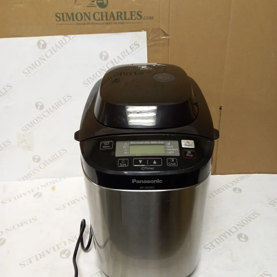PANASONIC BLACK/SILVER AUTOMATIC BREAD MAKER
