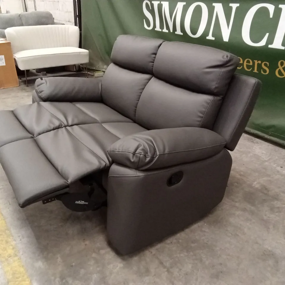 EDISON 2 SEATER MANUAL RECLINER SOFA RRP £649