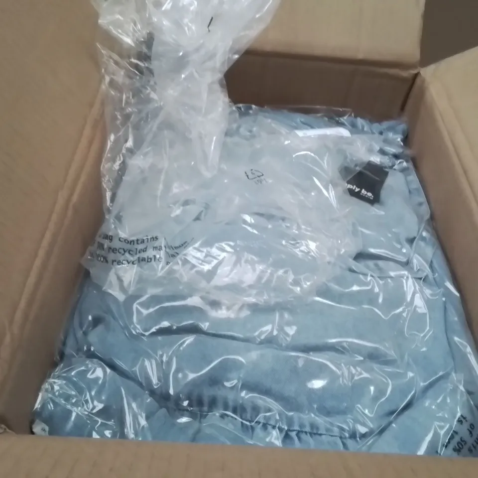 BOXED BRAND NEW APPROXIMATELY 16 SIMPLY BE MAXI TENCEL DRESS LIGHT WASH SIZE 24