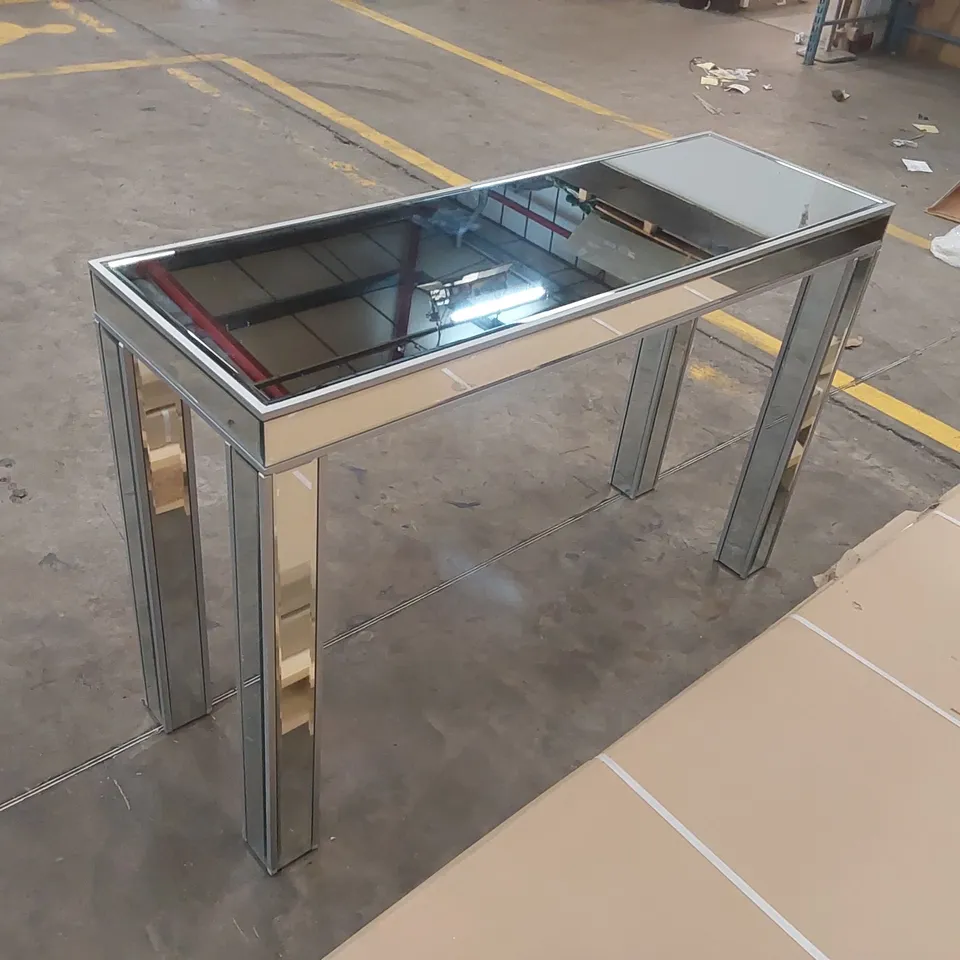BRAND NEW HOMESDIRECT365 MIRRORED CONSOLE TABLE