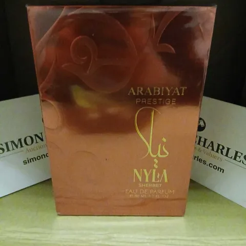 BOXED AND SEALED ARABIYAT PRESTIGE NYLA SHERBEY EAU DE PARFUM 80ML