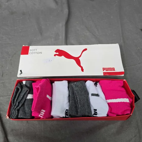 BOXED PUMA ANKLE SOCKS SET 