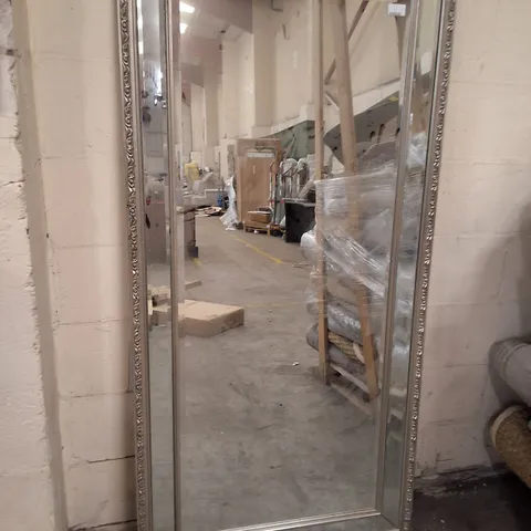 MARLEBONE LEANER MIRROR SILVER FRAME 63×170×2CM