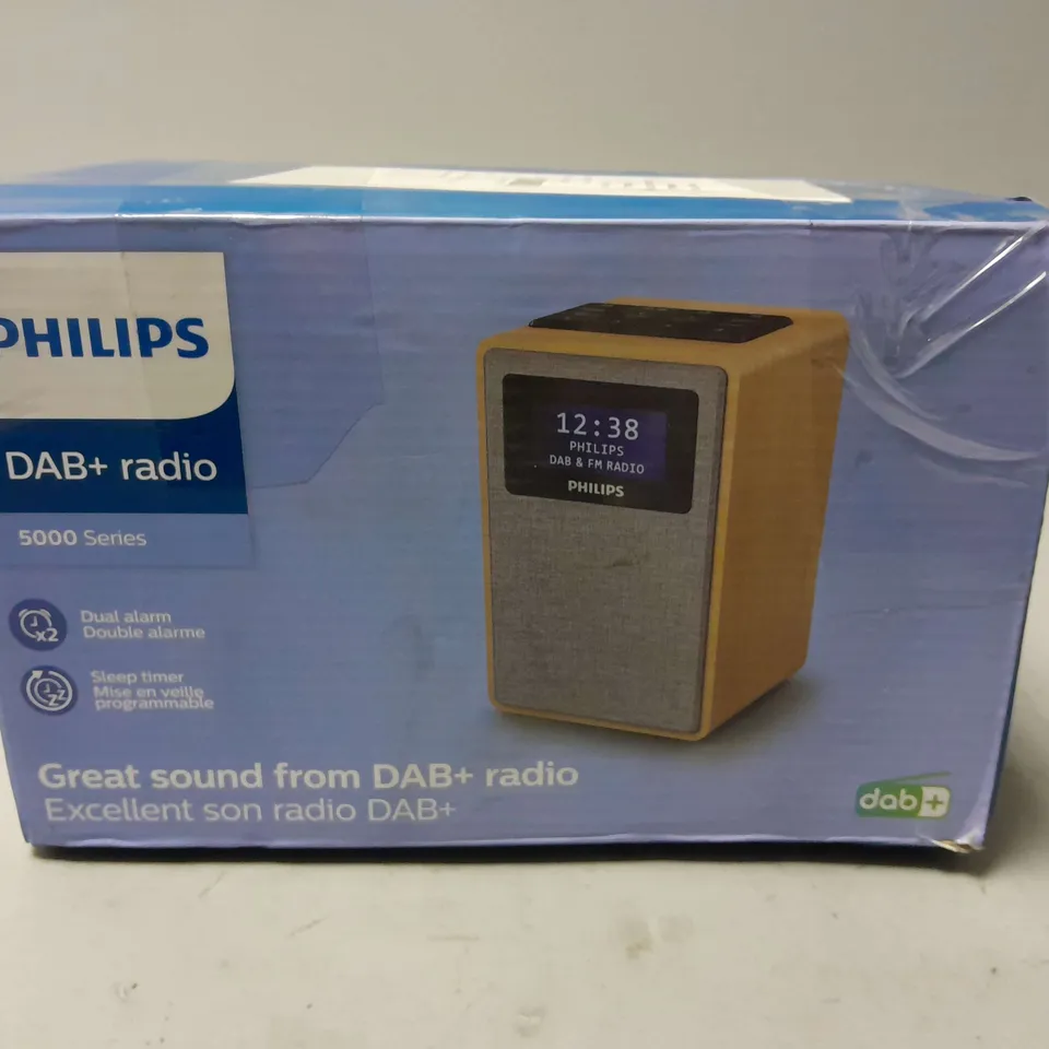 BOXED PHILIPS 5000 SERIES DAB+ RADIO
