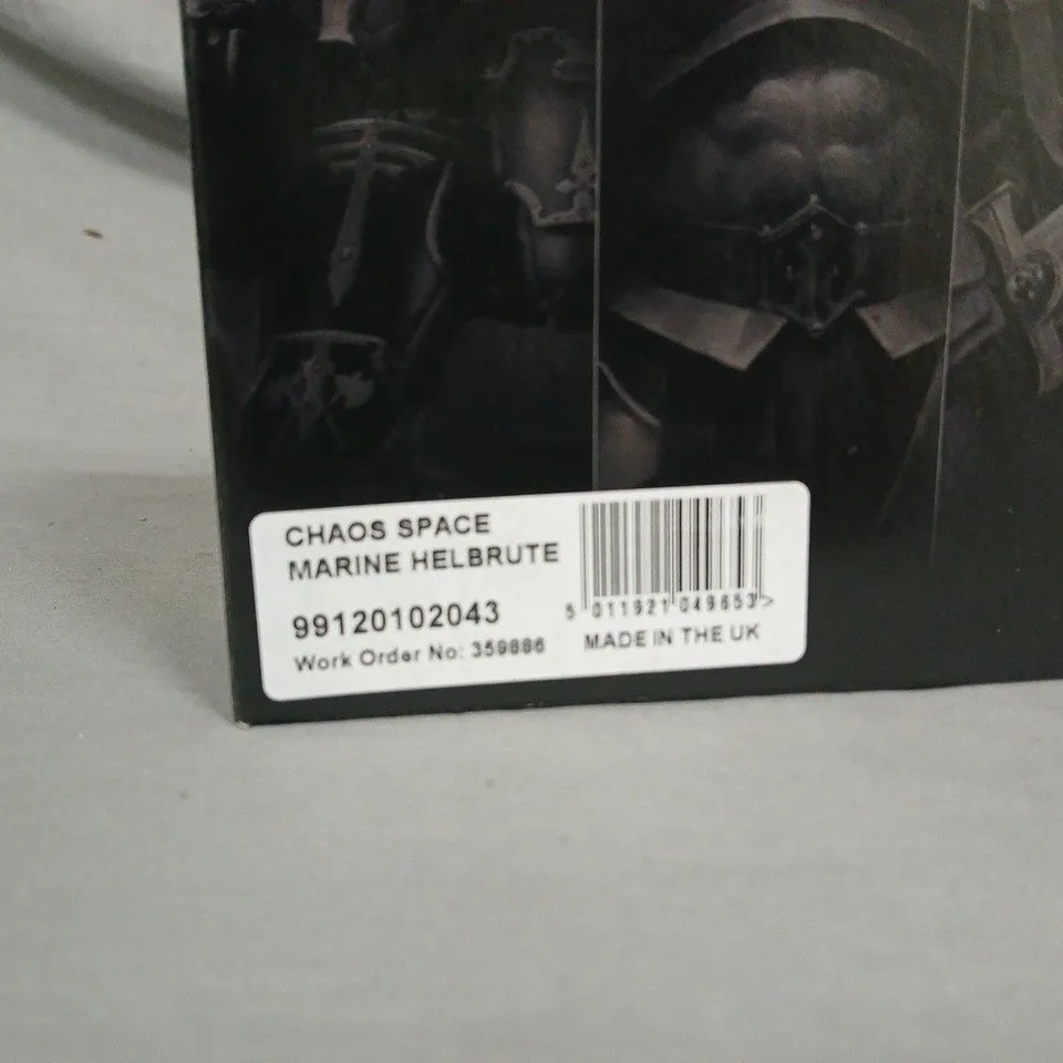 SEALED CHAOS SPACE MARINE HELBRUTE – WARHAMMER 40,000 (BOXED KIT)