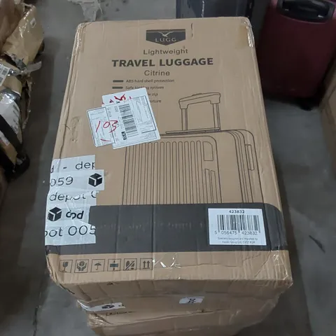 BOXED LUGG LIGHTWEIGHT TRAVEL SUITCASE 