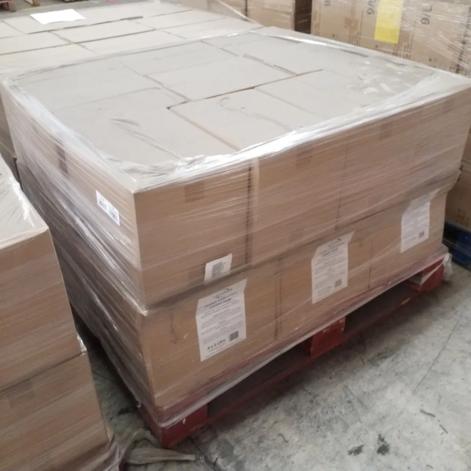 PALLET CONTAINING APPROXIMATELY 80 BOTTLES OF STRONGHOLD ALCOHOL HAND SANITISER 5LTR
