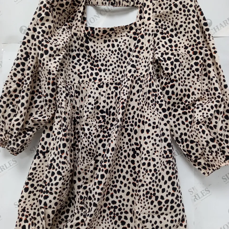 NOBODYS CHILD AYLA MIDI DRESS IN CREAM - UK 12