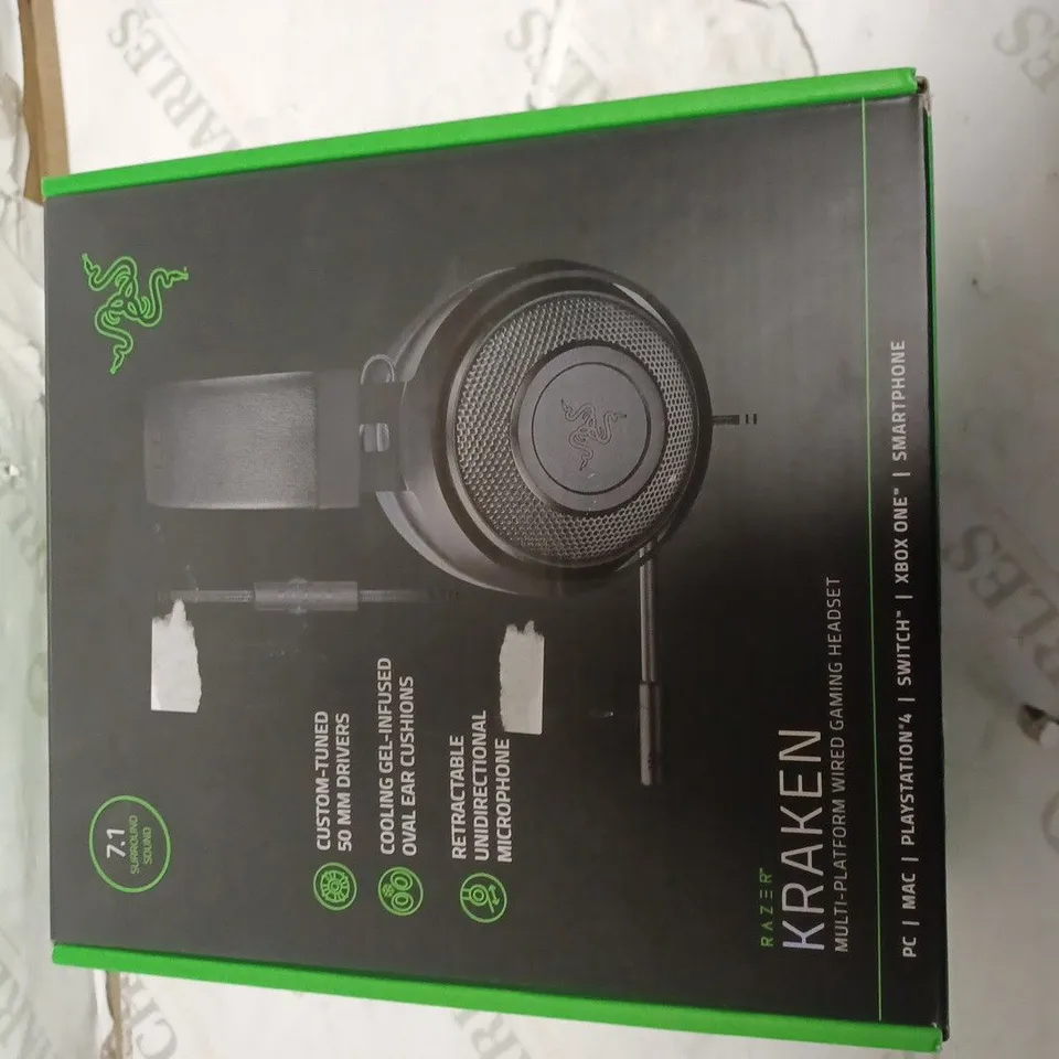 KRAKEN SURROUND SOUND WIRED GAMING HEADSET