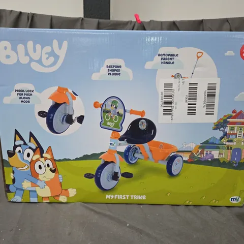 BOXED BLUEY MY FIRST TRIKE 