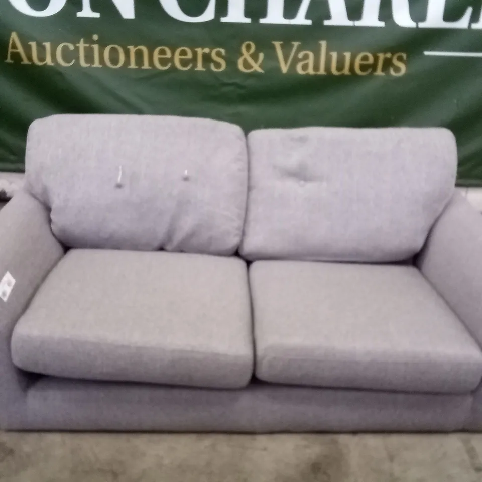 QUALITY DESIGNER CLIO (STOCK) 2 SEATER SOFA ALAMO ASH