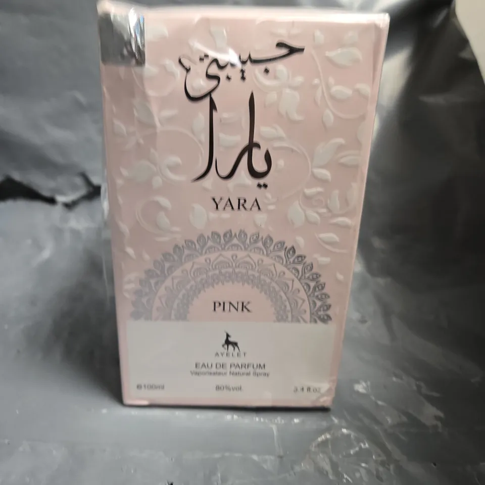 BOXED YARA PINK AYELET EAU DE PARUM 100ML