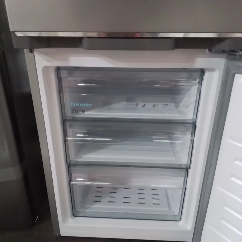 SHARP SJ-BB04DTXSF-EN FREESTANDING FRIDGE FREEZER IN SILVER  - UNPROCESSED RAW RETURN