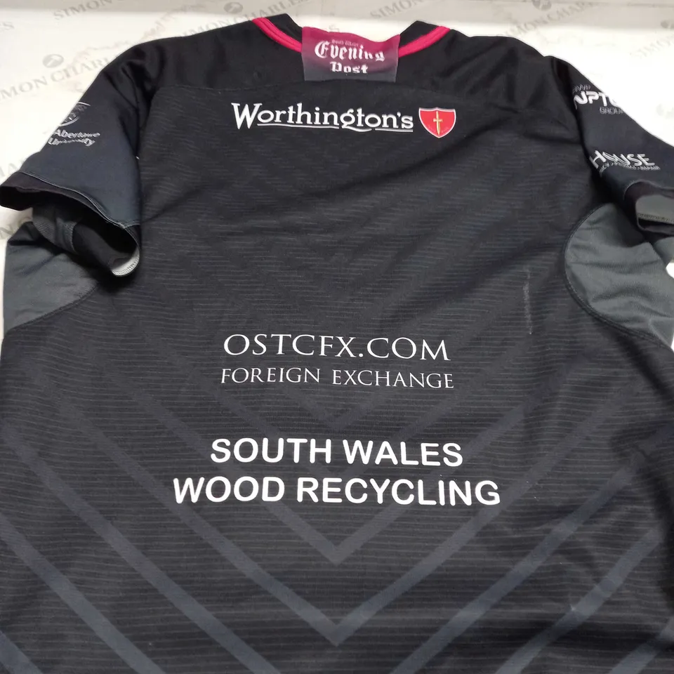 BLK OSPREYS RUGBY SHIRT - UK 5XL 