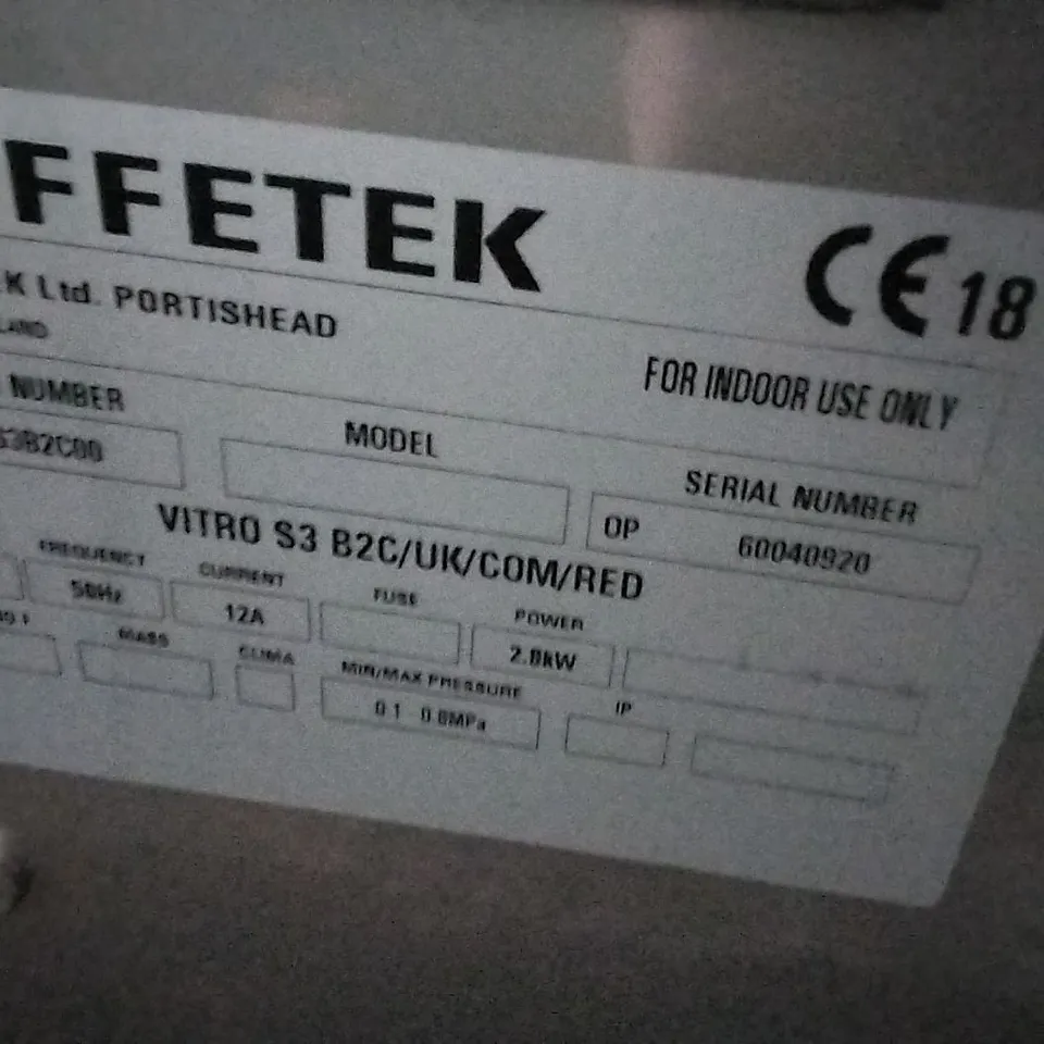 COFFETEK VITRO S3 BSC COFFEE MACHINE 