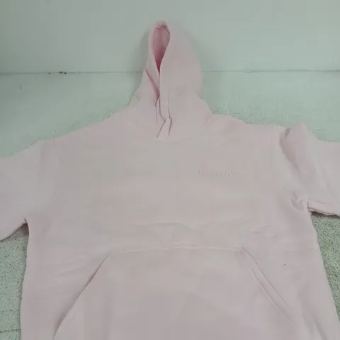 COMFIT HOODIE β PINK, UK XS, EMBROIDERED CHEST LOGO