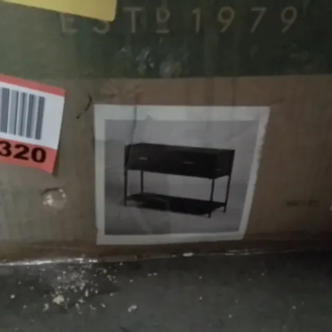 BOXED ANANNA 115CM CONSOLE TABLE BLACK