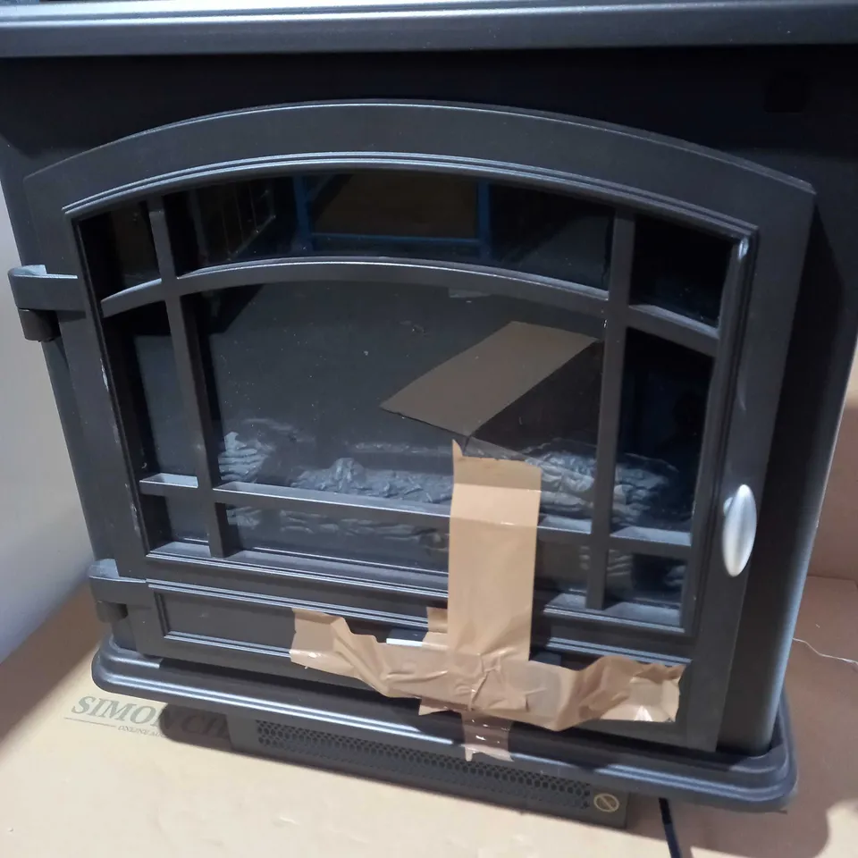WARMLITE WINGHAM 2000W GREY ELECTRIC STOVE HEATER  