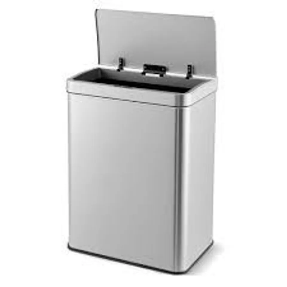 BOXED 53L AUTOMATIC TRASH CAN WITH LID, MOTION SENSOR GARBAGE CAN