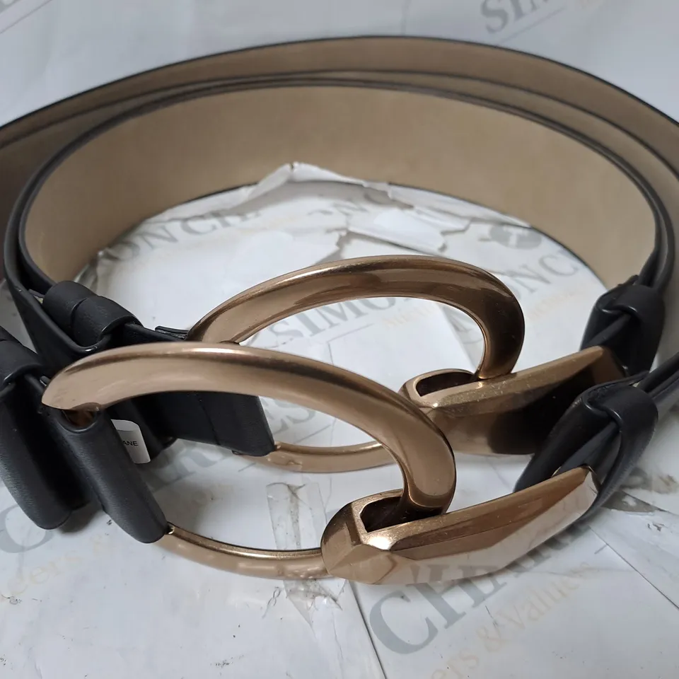 SET OF 2 WYNNE COLLECTION BRASS BELT UNKNOW SIZE 
