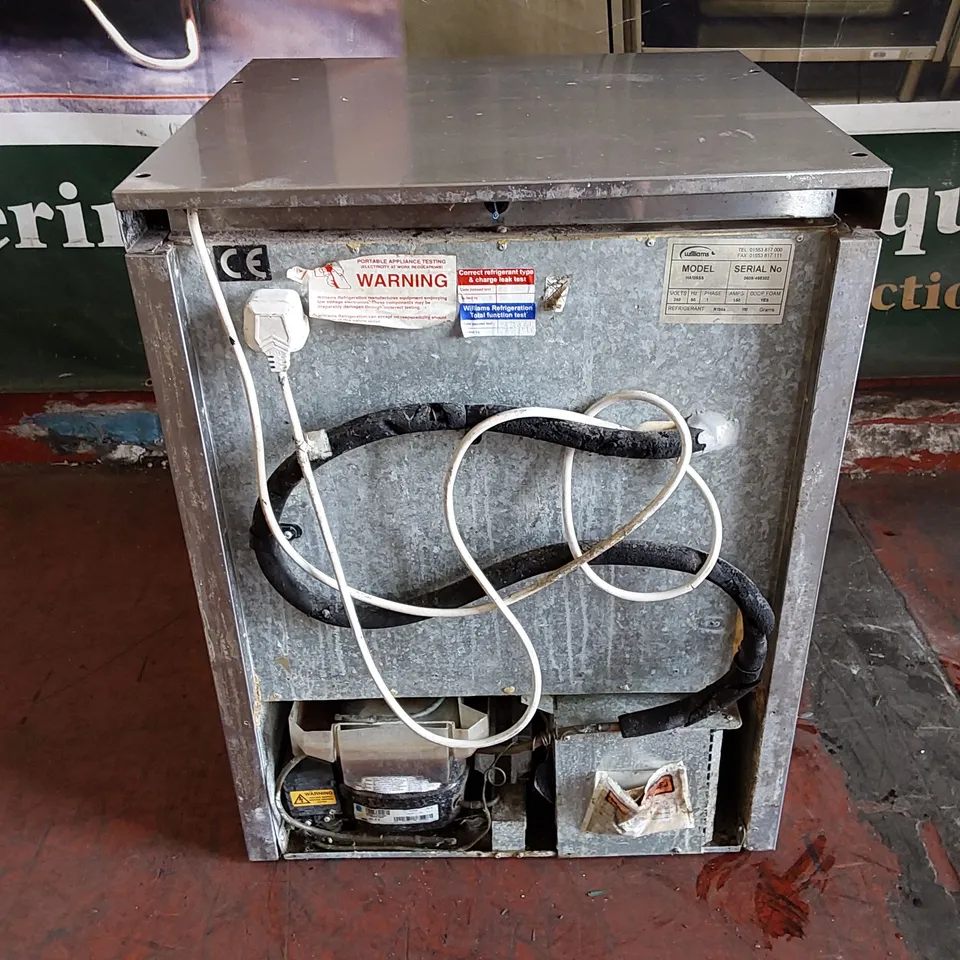 WILLIAMS HA135SS COMMERCIAL REFRIGERATOR - SILVER 