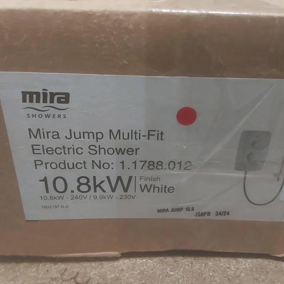 BOXED MIRA JUMP MULTI-FIT ELECTRIC SHOWER - WHITE