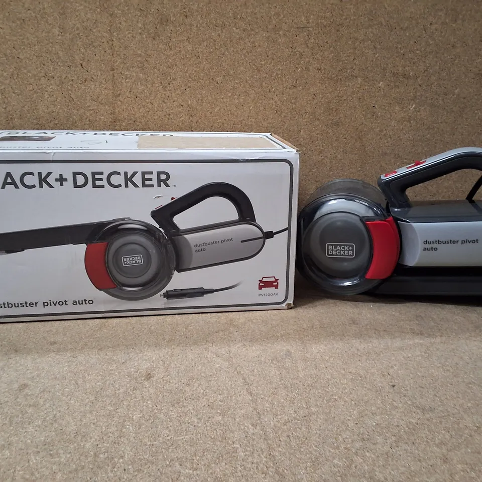BLACK+DECKER DUSTBUSTER PIVOT AUTO HANDHELD VACUUM – BOXED PV1200AV-XJ