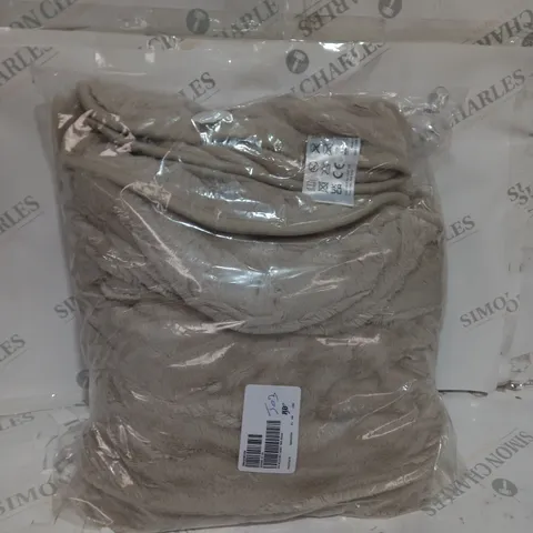 BOXED COZEE HOME VELVETSOFT HEATED THROW IN STONE
