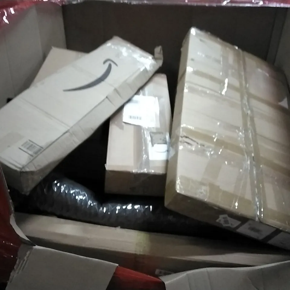 PALLET CONTAINING ASSORTED ITEMS TO INCLUDE: acoustic panels, ceiling light, yoga mat and vibration plate etc...