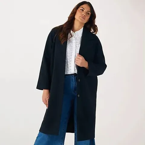 CENTIGRADE SINGLE BREASTED MID LENGTH COAT - LARGE