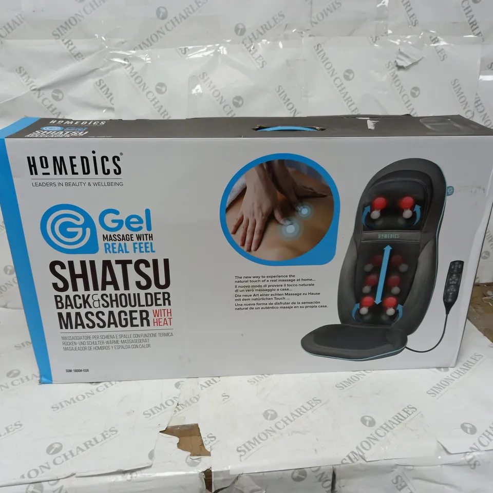 BOXED HOMEDICS SHIATSU BACK AND SHOULDER MASSAGER 