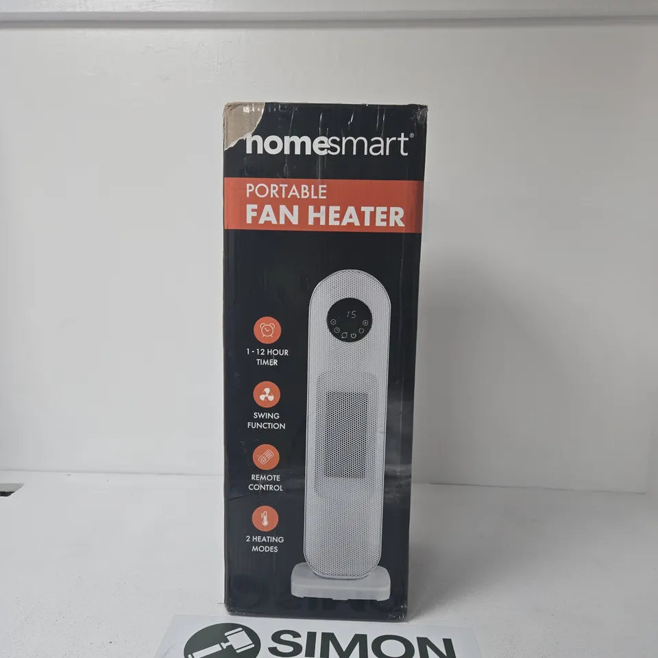 Homesmart Portable Fan Heater – Boxed