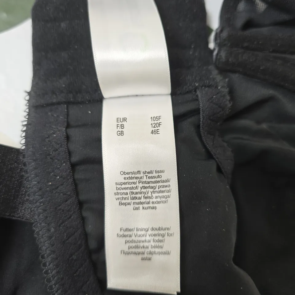 BONPRIX WOMEN'S BLACK BRA UK 46E (EU 105F)