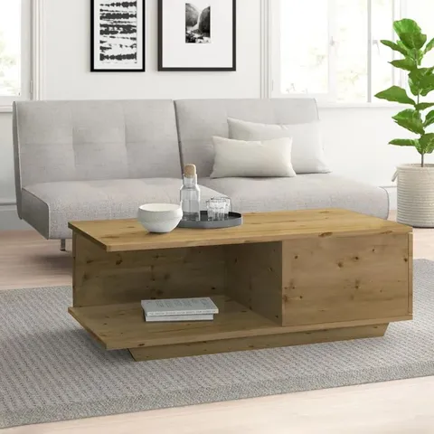 BOXED THERESA COFFEE TABLE WITH STORAGE ARTISAN