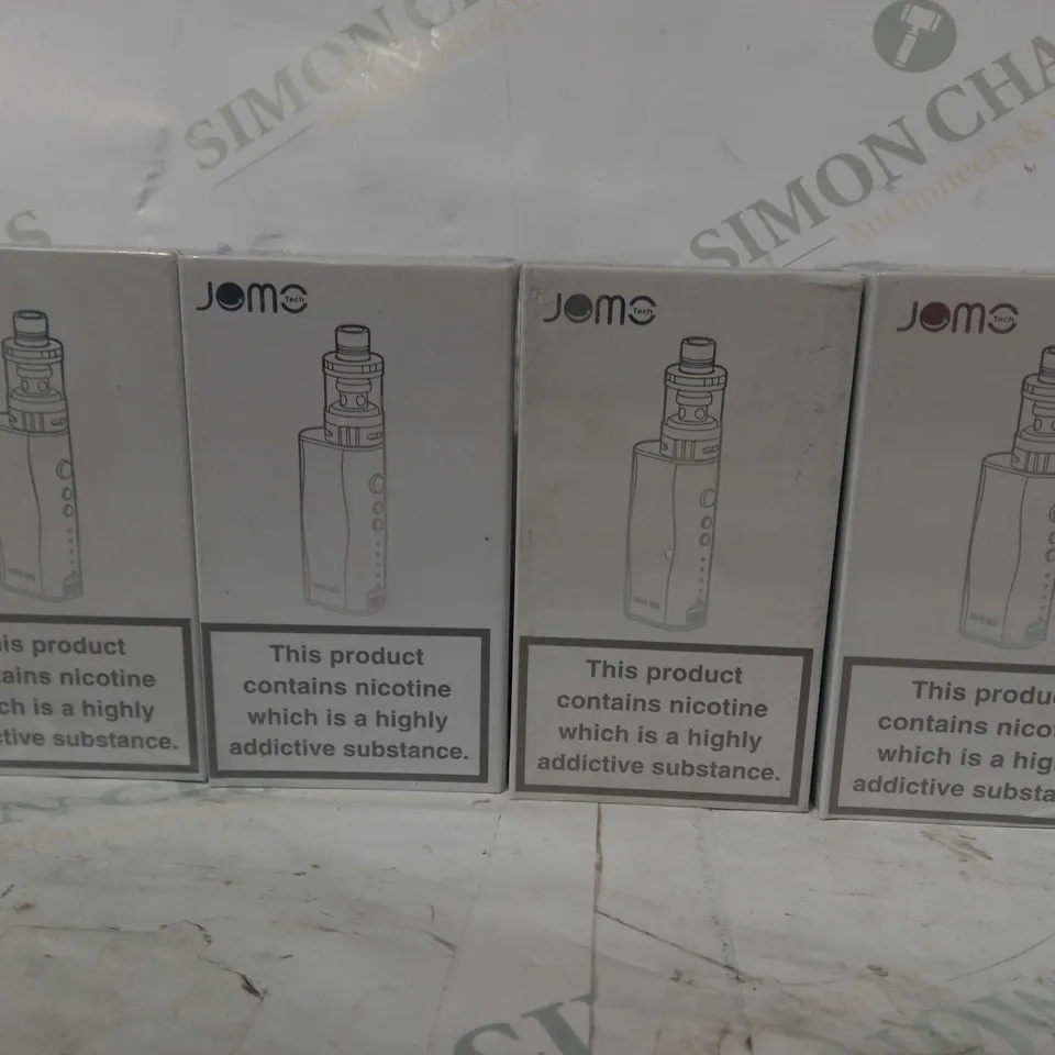 LOT OF 4 JOMO TECH VAPIO MINI 50W VW/TC (TPD VERSION) BOXES IN YELLOW
