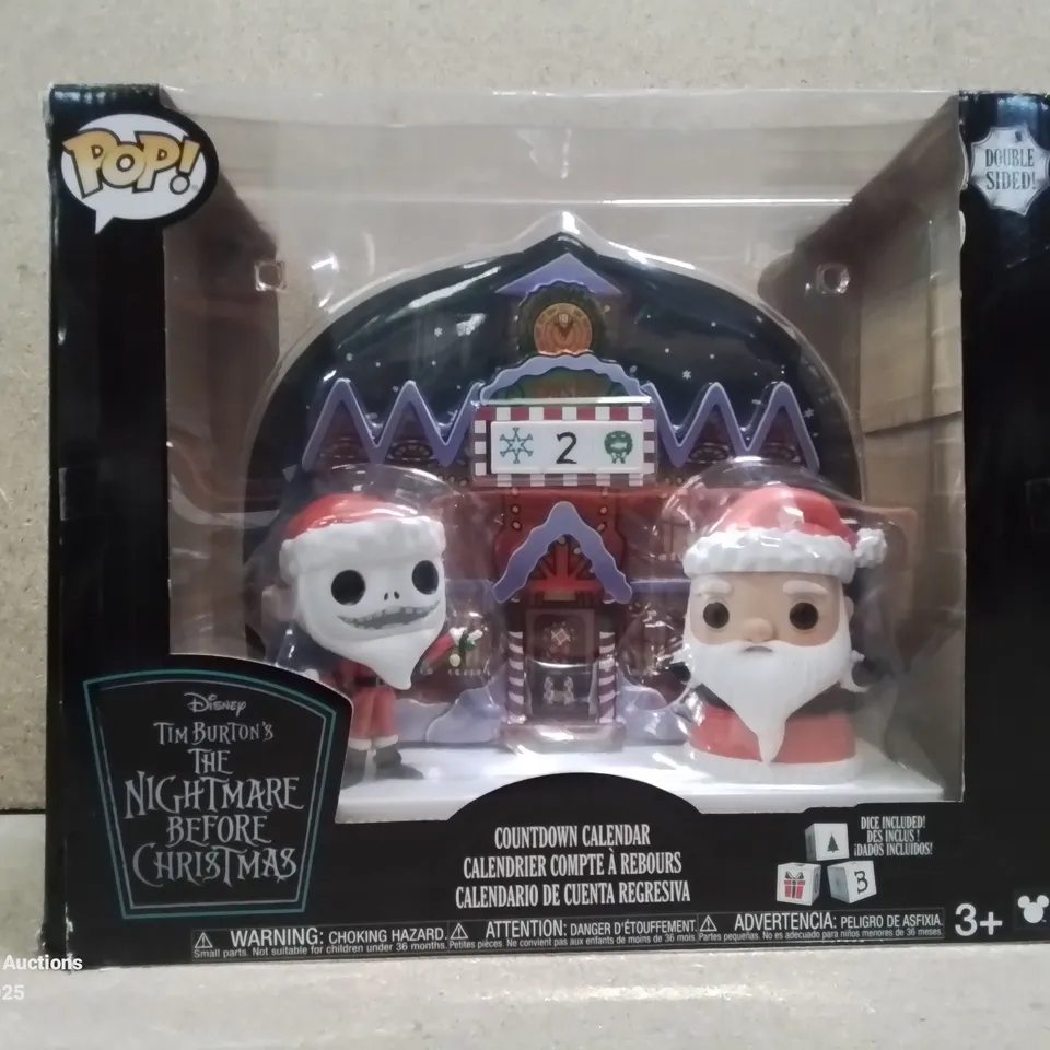 BOXED POP THE NIGHTMARE BEFORE CHRISTMAS COUNTDOWN CALENDER