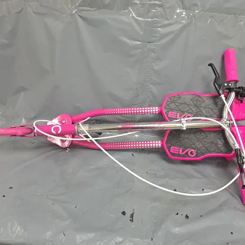 EVO LIGHT UP V-FLEX FOLDABLE SCOOTER IN PINK - COLLECTION ONLY