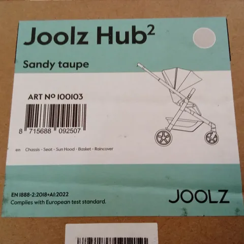 BOXED JOOLZ HUB² STROLLER - SANDY TAUPE