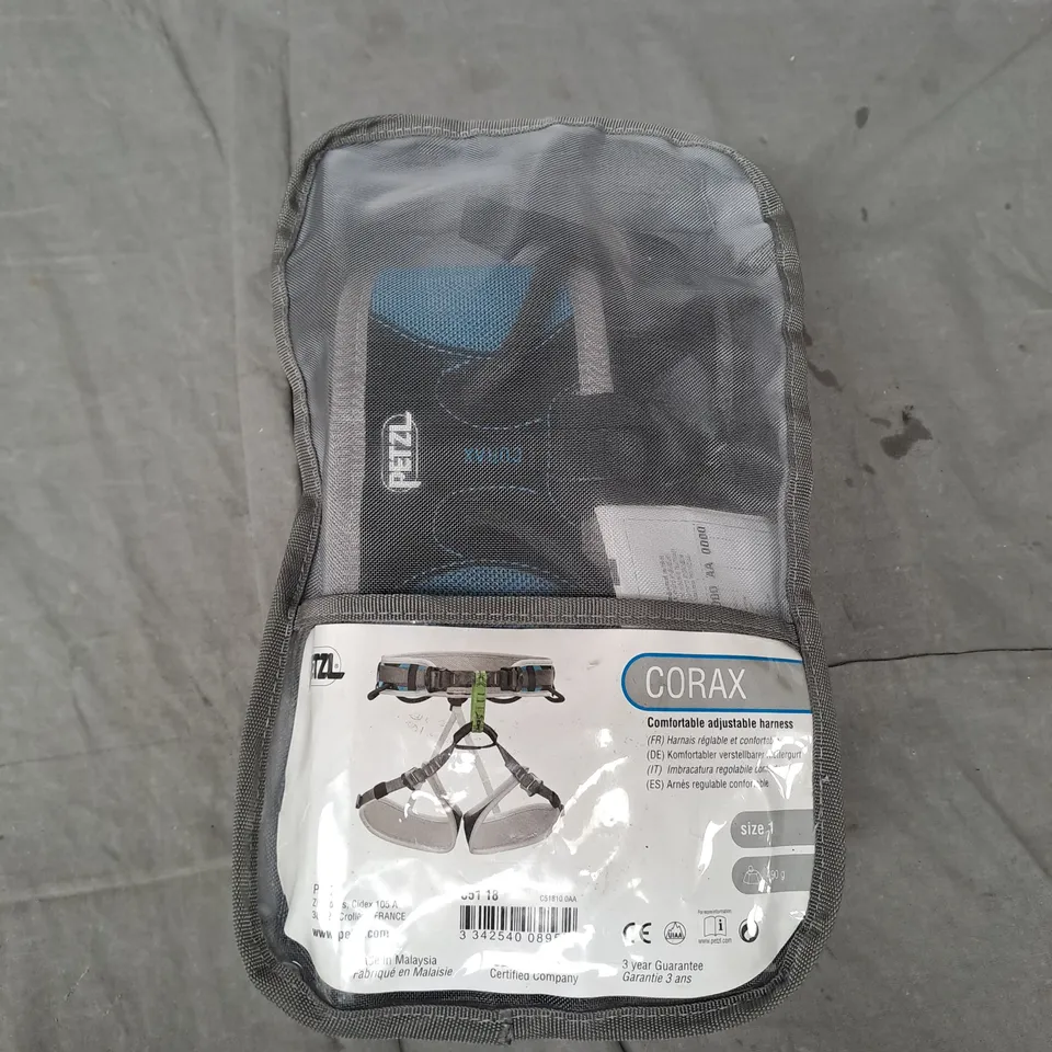 PETZL CORAX COMFORTABLE ADJUSTABLE HARNESS