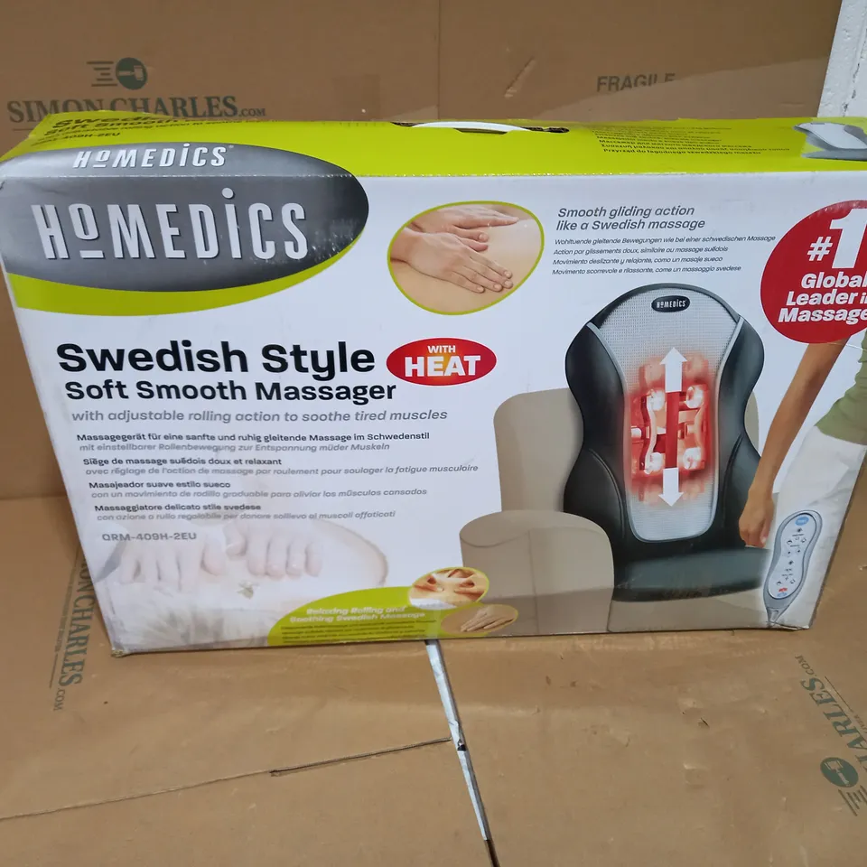 HOMEDICS SWEDISH STYLE SOFT SMOOTH MASSAGER