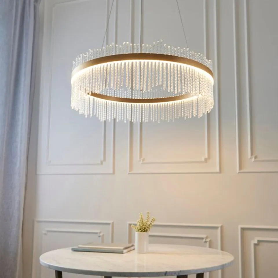 BOXED ANALIYAH 1 - LIGHT GLOBE LED CHANDELIER (1 BOX)